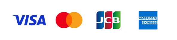 VISA・MASTER・JCB・アメリカンエキスプレス・Diners・DISCOVER